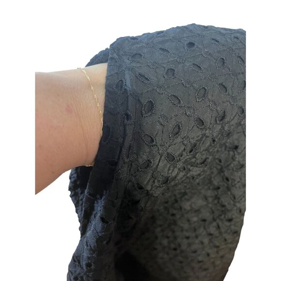 A New Day Halter Maxi Dress XL Black Neutral Minimalist Open Back Classic Glam - Picture 3 of 15